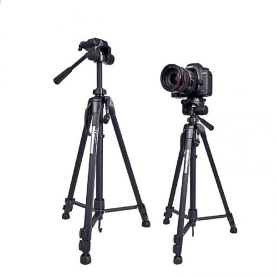 WT-3520 Pro Aluminum Tripod Phone Holder Stand With Waterproof Tripod Carry Case For Smartphone/ DSLR Camera