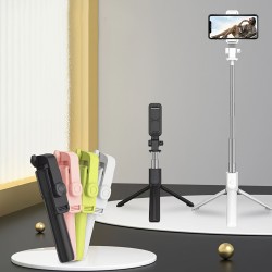 29"Adjustable Selfie Stick Tripod, Mobile Phone Self Remote Selfie Stick, Retractable Portable Video Camera And Live Broadcast Artifact,Suitable For All Phones-JY-B102