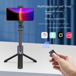 29"Adjustable Selfie Stick Tripod, Mobile Phone Self Remote Selfie Stick, Retractable Portable Video Camera And Live Broadcast Artifact,Suitable For All Phones-JY-B102
